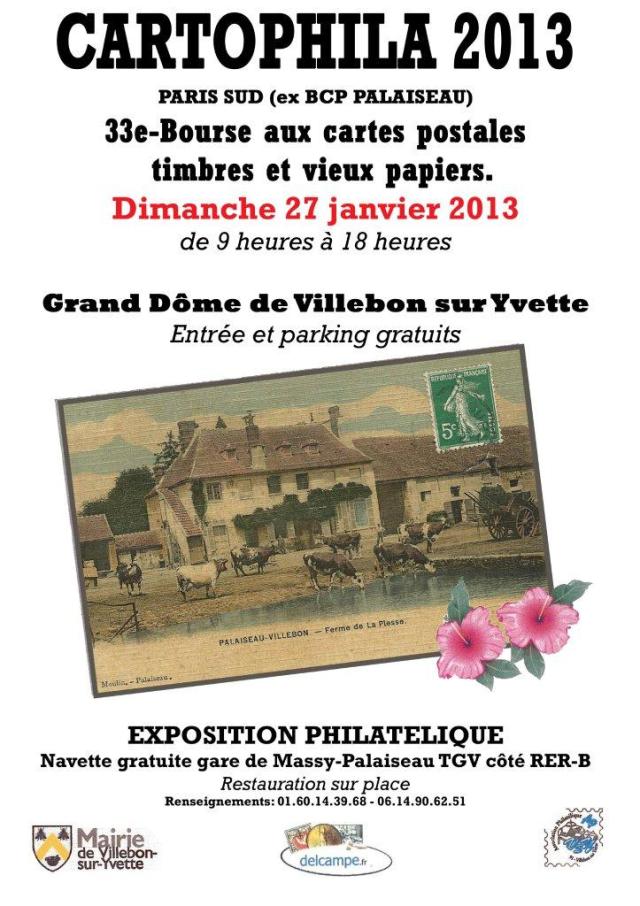 Affiche CARTOPHILA 2013